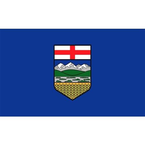 Alberta Flag Yehoy hanging 90*150cm Canada For Decoration
