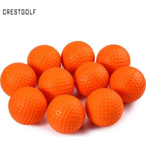 CRESTGOLF 12pcs Per Pack PU Foam Sponge Golf Practice Balls Indoor Outdoor Practice Training Balls Balle De Golf Golf Pelotas