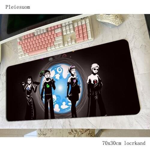 Homestuck mouse pad gamer 700x300x4mm gaming mousepad Gorgeous notbook desk mat Cartoon padmouse games pc gamer mats gamepad