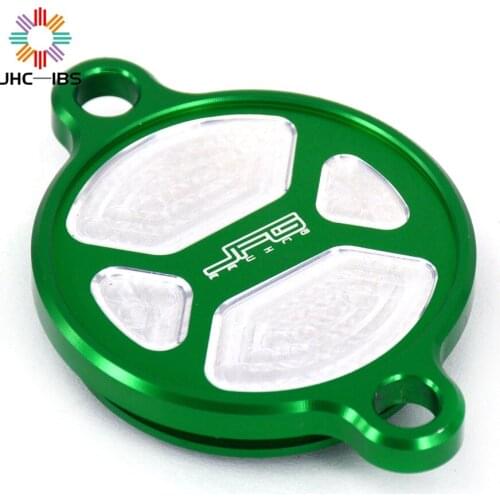 Motorcycle CNC Billet Oil Filter Cap Cover Plug For Kawasaki KXF250 KX250F KXF 250 250F 2005-2016 Dirt Bike