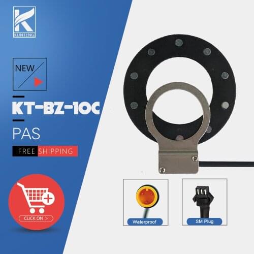 KT Electric Bicycle 10 Magnets PAS Pedal Assistant Sensor 3 Pin SM Waterproof Plug for Ebike Conversion Kit