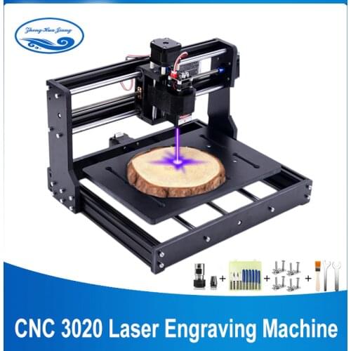 CNC 3020 DIY Laser Engraving Machine GRBL CNC Machine 3 Axis PCB Milling Machine Wood Router Engraver with Offline Controller