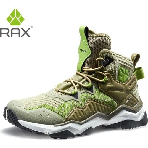 RAX Mens Womens Waterproof Hiking Boots shoes Trekking Shoes Tactical Boots Outdoor Ankle Boots Walking Mountaineering Shoes