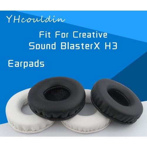 YHcouldin Earpads For Creative Sound BlasterX H3 Headphone Accessaries Replacement Leather