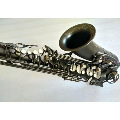 New Good Sound Saxophone high quality Alto saxophone All Black Matte alto Saxophone and case