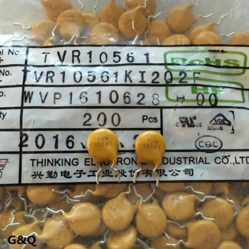 New and origina TVR10561KI202F TVR10561 10D561K varistor