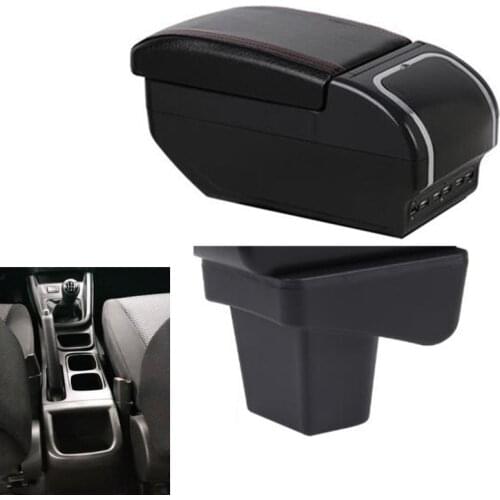 For Suzuki vitara armrest box central Store content Storage box with 9 USB with accessories Russian version