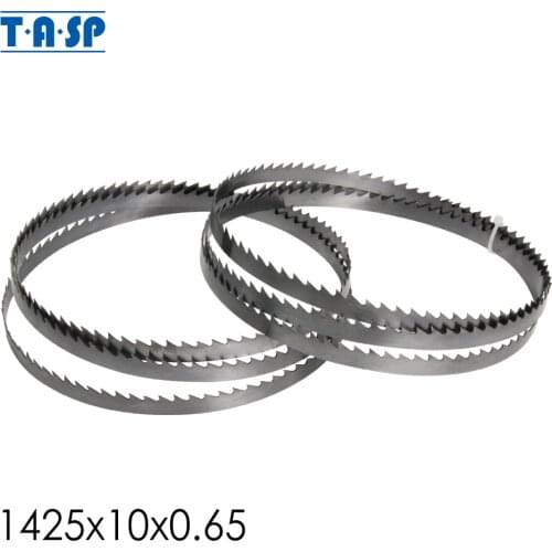 TASP 2pcs 1425mm Bandsaw Blade 1425x10x0.65mm 6 TPI Band Saw Blade for Draper Nutool Delta FOX Silverline Skip Bandsaw
