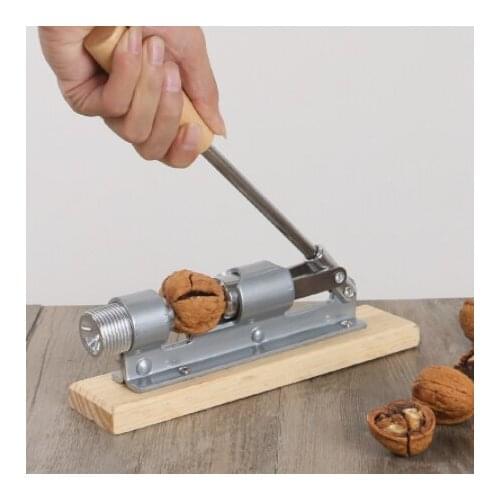 Manual Stainless Steel Nut Cracker Mechanical Sheller Walnut Nutcracker Fast Opener Kitchen Tools Fruits And Vegetables