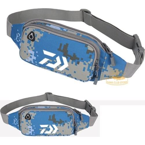 Daiwa Fishing Waterproof Belt Bag Outdoor Mountaineering Cross-body Chest Bag Sports Breathable and Fitness Multifunction Bag