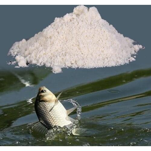 1 Bag Fishing Lure Garlic Powder Bait Additive For Herabuna Bighead Carp Fishing GroundBait Feeder Ground Bait additives