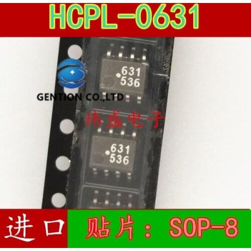 10PCS HCPL0631 HCPL-0631 small volume 2631 light coupling double channel 0631 SOP8 EL0631 in stock 100% new and original