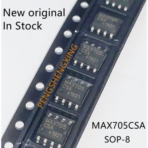 10PCS/LOT MAX705 MAX705CSA MAX705ESA SOP8 New original spot hot sale