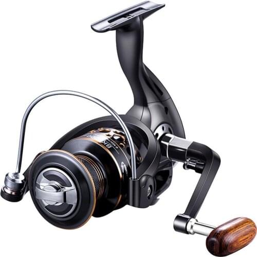 13 Shafts Fishing Reel Spinning Reel Fishing Lure Set For Saltwater Rod Outdoor Fishing Wheel BK2000-BK7000 Speed Ratio 5.2:1