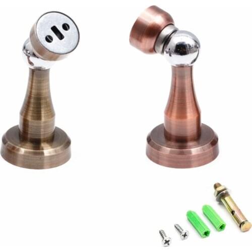 2pcs/lot Good Quality Stainless Steel Door Stopper Magnetic Door Stop