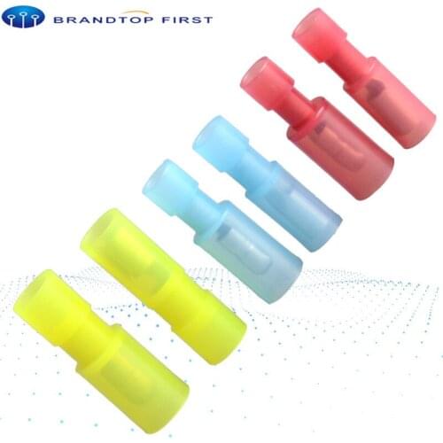 40pcs(20set)translucent Bullet Shaped Female Male Insulating Joint Wire Connector Electrical Crimp Terminal FRFNY+MPFNY
