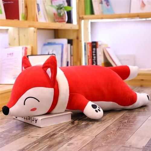 50-90cm Kawaii Doll Stuffed Foxes & Plush Toy for Girls Children Boys Toys Plush Animal Pillow Fox Stuffed Animal Soft Toy Doll
