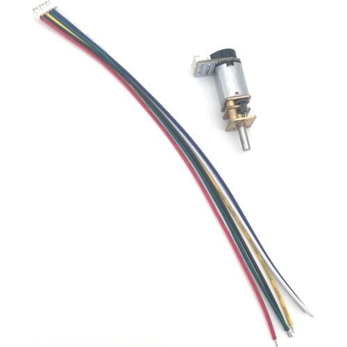 DC 6V Encoder Gear Motor 41-3000RPM Mini Micro Metal Gear Motor N20 Electric Gear Reducer Motor Reduction Gear Motor