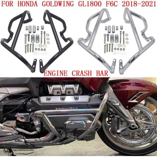 FOR Honda Gold wing GL1800 GL 1800 F6C 2018-2021 2020 Engine Crash Bar Protective Guard Protector Motorcycle Bumpers Accessories