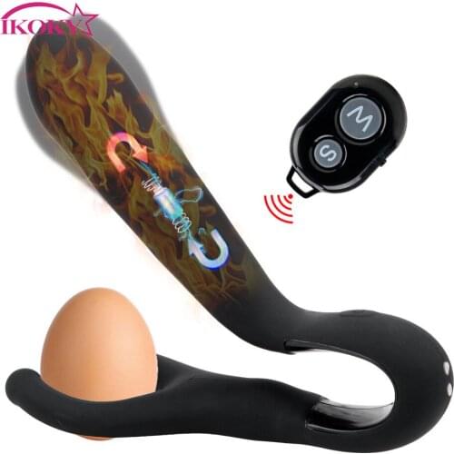 IKOKY Butt Plug Anal Plug Vibrator G-spot Stimulator Heating Prostate Massager Sex Toys for Man Women Anus Stimulation Vibrators