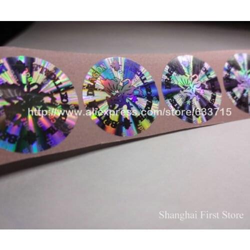FREE DESIGN ! custom made hologram label sticker printing