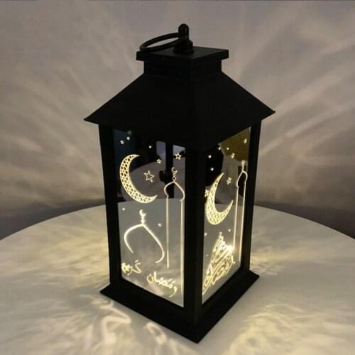 Eid Mubarak Ramadan Decoration For Home Palace Lantern Led Light Candles Ornaments Lamp Ramadan Kareem Muslim Islamic Decoration
