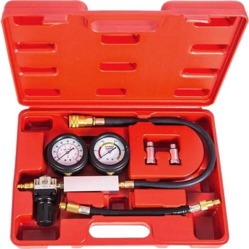 Tu-21 Cylinder Leak Tester Petrol Engine Compression Leakage Leakdown Detector Kit Diagnostics Tool