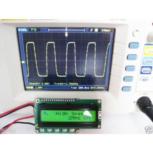 0.1hz~100khz DDS Function Generator Signal Generator + Frequency Meter Counter