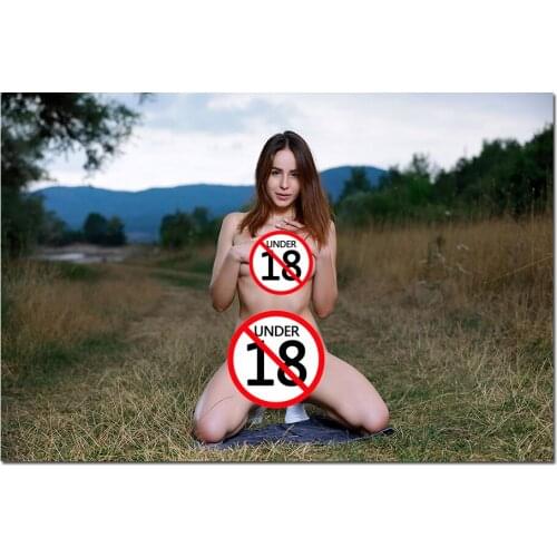 Hot Young Beauty in the Wild Posters and Printed Wall Art Canvas Painting For Home Decor Bedroom Decoration