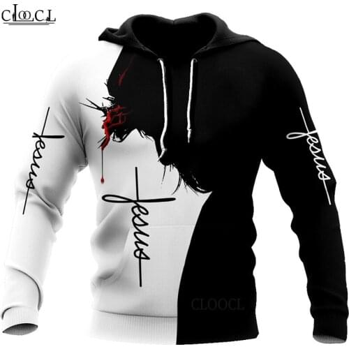 HX Newest God Religion Christ Jesus 3D Print Men Women Tracksuit Autumn Long-Sleeved Pullover Fashion Hoodie Drop Shipping