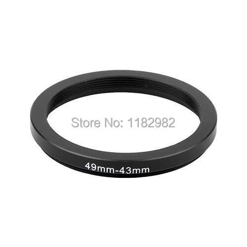 Lens Filter Adapter ring Free shipping 49mm to 43mm 49-43mm Stepping Step Up Filter Ring Adapter New