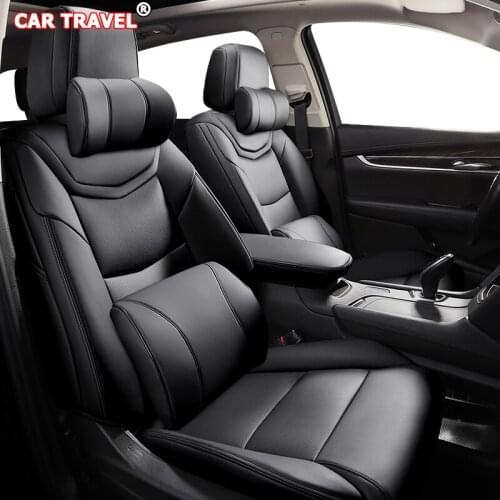 CAR TRAVEL Custom Leather car seat cover For LAND ROVER Discovery Freelander Range Rover Evoque Range Rover sport car seats