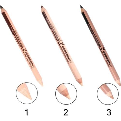 Multiple Function Double Ended Eyeliner Pencil Easy To Color Concealer Cover Dark Circle Eyebrow Pen Cosmetics TSLM1