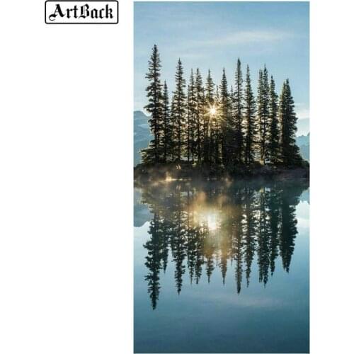New Arrival Tree Landscape Picture 5d diy Diamond Painting Kit Full Square Diamond Mosaic Embroidery Sewing Art Home Decor