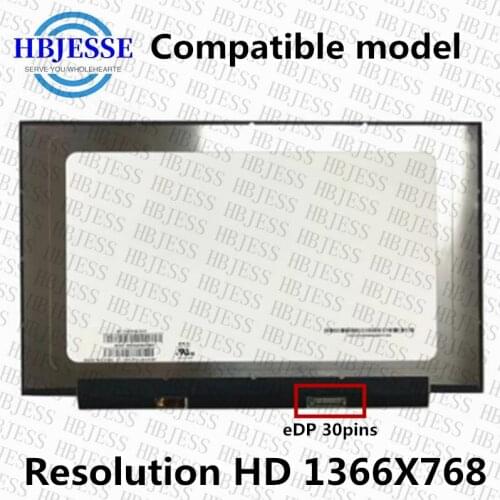 Original 13.3 inch lcd screen NT133WHM-N35 NT133WHM-N45 NT133WHM-N46 NT133WHM-N47 eDP 30pins LCD Screen