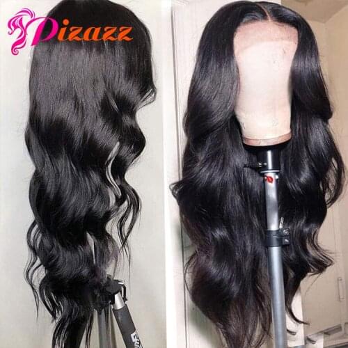 Body Wave 13X4 Lace Front Human Hair Wigs For Black Women Pre Plucked Remy Brazilian Body Wave Lace Frontal Wig Pizazz Hair Wig