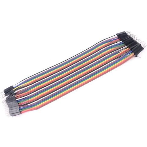 40pcs dupont cable jumper wire dupont line male to male dupont line 20cm 1P diameter:2.54mm SKUGG