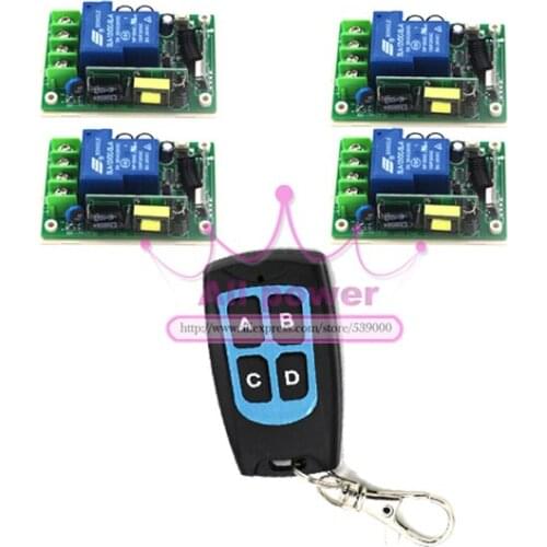 Free Shipping New 85V-250V 30A Four Keys Intelligent Remote Control for Smart Home Switch