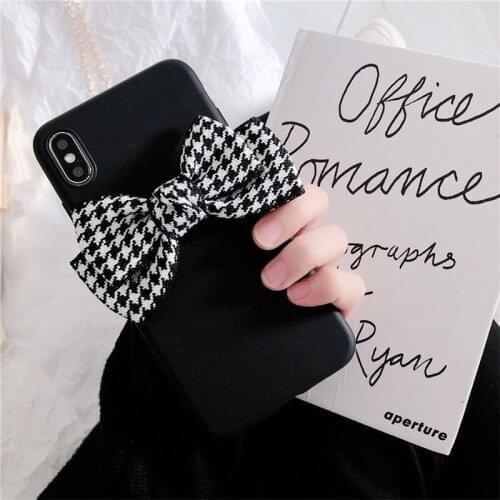 Luxury Lattice Bowknot Cover Case For OPPO Reno 4 3 Pro 2 Reno4 Z Reno2 F Lite Realme X50 X XT X2 X3 X7 Pro