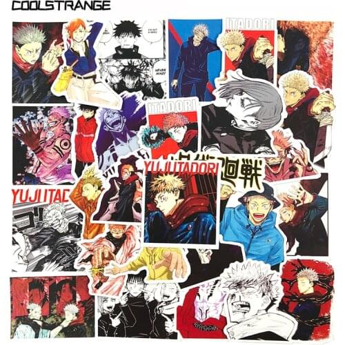 10/30/50Pcs Hot Jujutsu Kaisen Japan Anime Graffiti Stickers For Motorcycle Skateboard Laptop Suitcase Guitar Car Helmet Sticker
