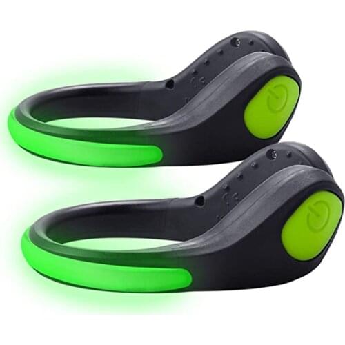 LED Shoe Clip Light Rainproof Flashing Lamp Safety Warning Light for Outdoor Sports Night Running Walking Cycling Luminous Clip