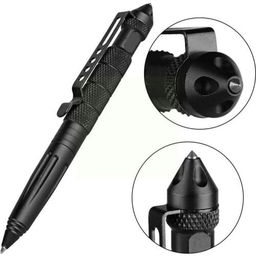 Tactical Defense Pen Multi Purpose Tool Glass Breaker Student Ballpoint Outdoor Survival Tools Writing Pens Of L0H1