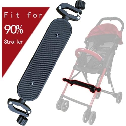 Universal Baby Stroller Footrest Accessories Adjustable Pedal Adapter for Carriage Foot Rest