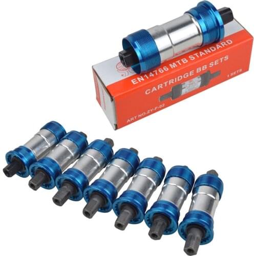 Bicycle Bottom Bracket Axis ZHONGYE 103 107 110 113 115/6 118 120 122 124 127MM Square Hole Crank Axis with Waterproof Screws