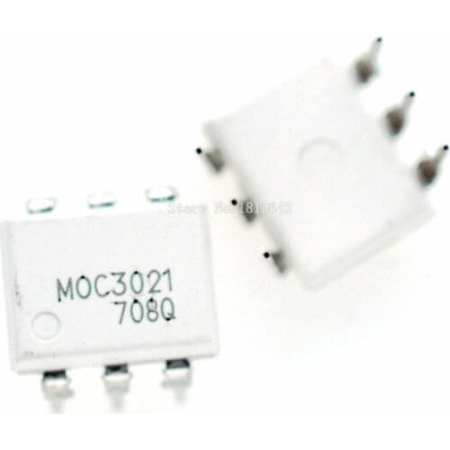 10PCS/LOT MOC3021 3021 DIP6 DIP Optocoupler Isolator New dip-6 SIP-6