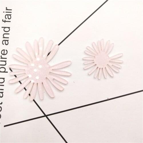 20pcs Acrylic Small daisies Flatback Cabochon DIY Scrapbooking Decorative Craft Making