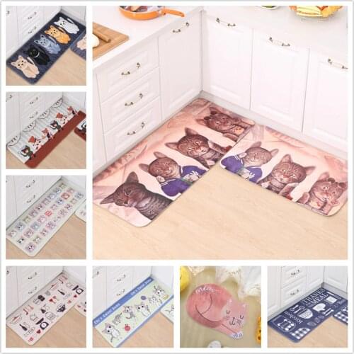 30 Styles 2019 New Cartoon Cat Carpet, The Sitting Room The Bedroom Hallway Floor Rugs, Bath The Kitchen Mats