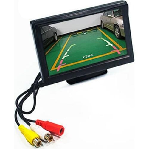 5inch Car Reversing Monitor LCD High Definition Digital Screen 2 Way Video Input 85DF