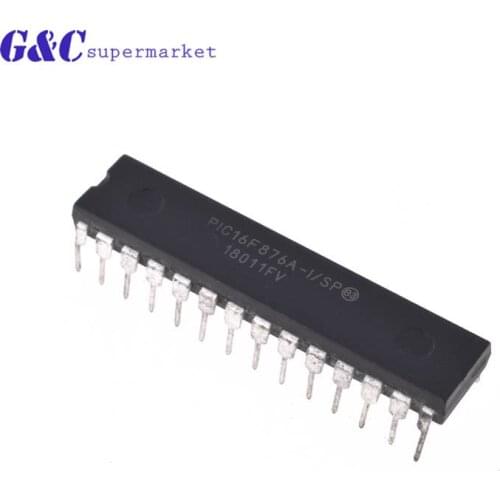 5pcs/lots PIC16F876A-I/SP PIC16F876A PIC16F876 16F876A-I/SP DIP-28 New original IC Embedded microcontroller