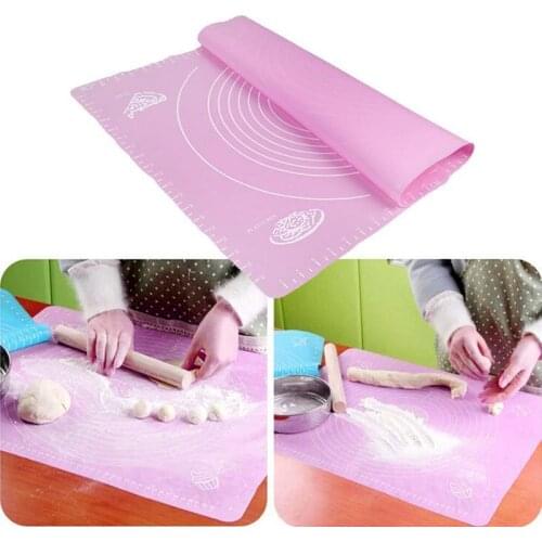 Nonstick Silicone Baking Mat with Scales for Oven Rolling Dough Pad Baking Mat Fondant Pastry Tool Kitchen Gadgets